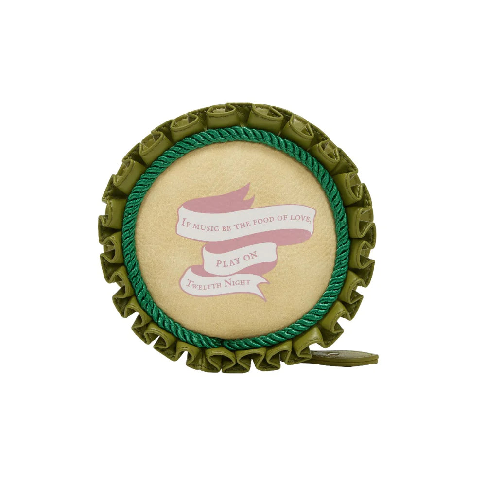 Vendula London Shakespeare Twelfth Night Round Coin Purse Limited Edition