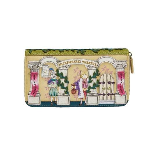 Vendula London Shakespeare Twelfth Night Large Zip Wallet Arrives 5/6