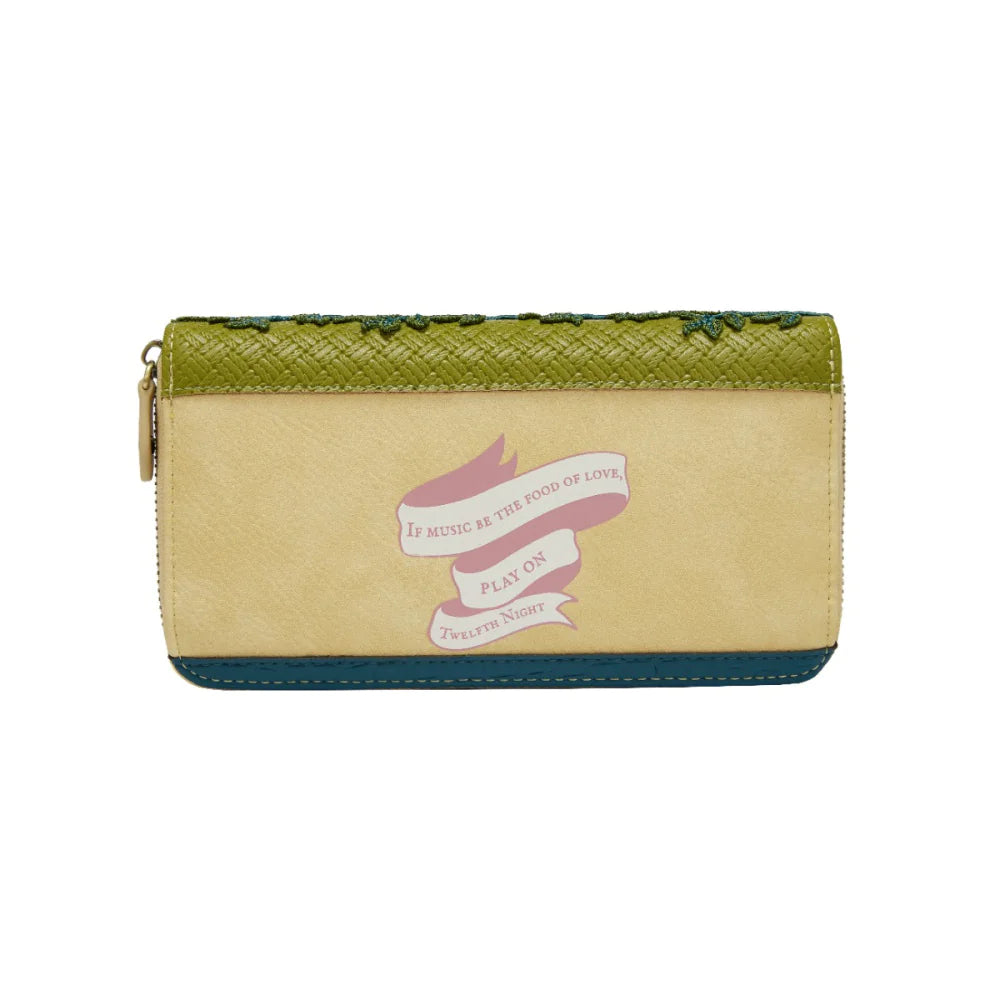 Vendula London Shakespeare Twelfth Night Large Zip Wallet Limited Edition