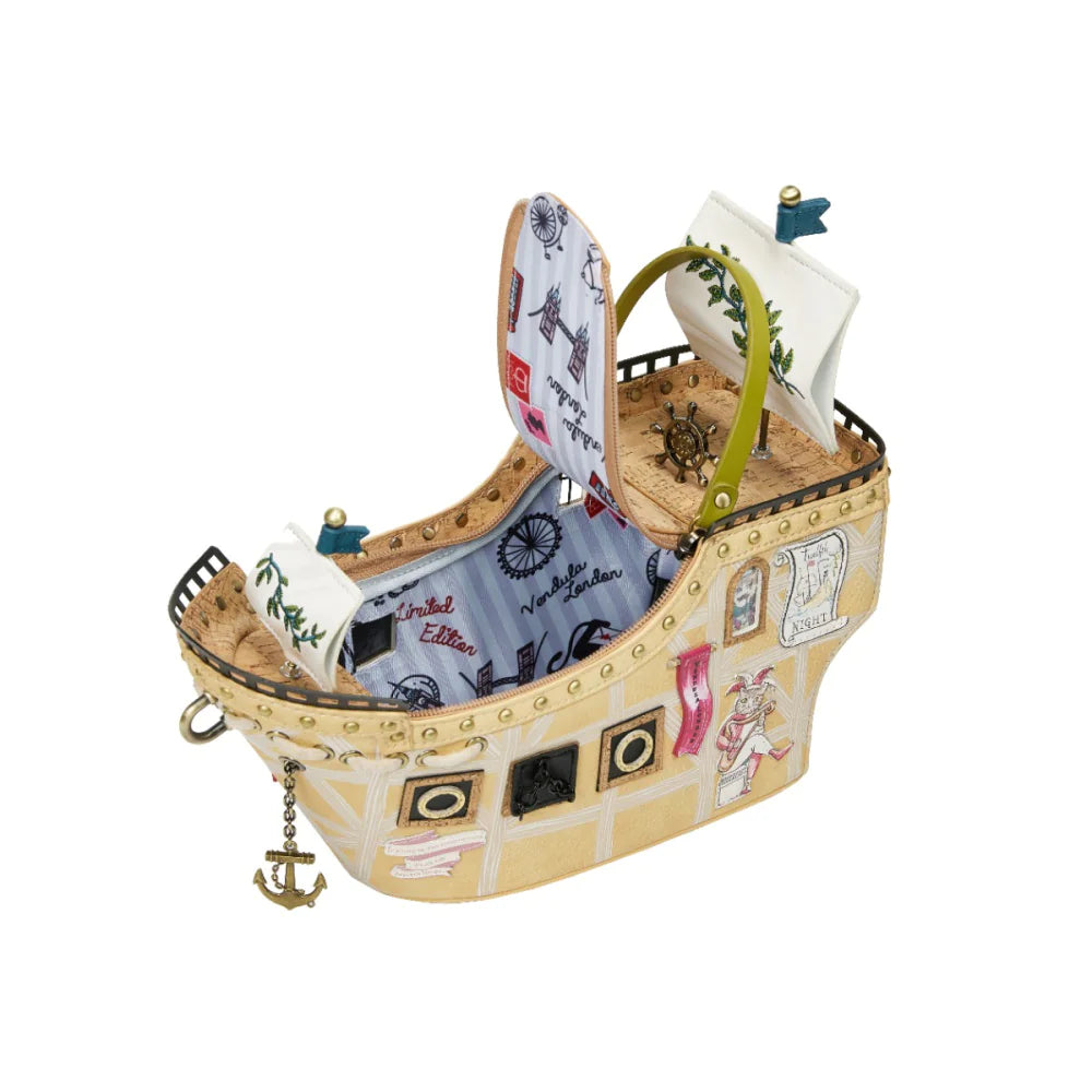 Vendula London Shakespeare Twelfth Night Ship Bag Limited Edition