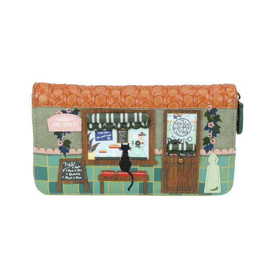 Vendula London Pie Shop Large Ziparound Wallet ( Pre Sale ) Due late Sept / Oct