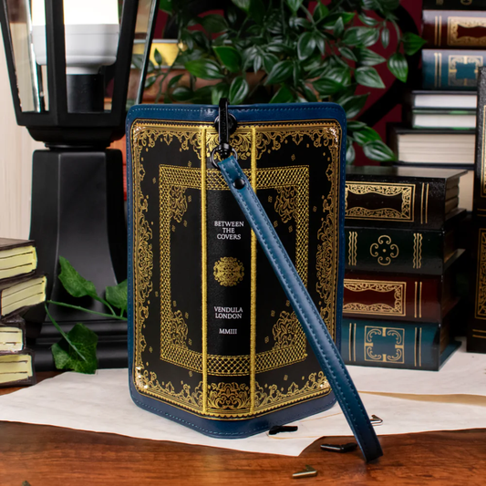 Vendula London Between The Covers Bookbinders Universal Flip Phone Case ( Pre Sale ) Arrival Mid / Late Sept