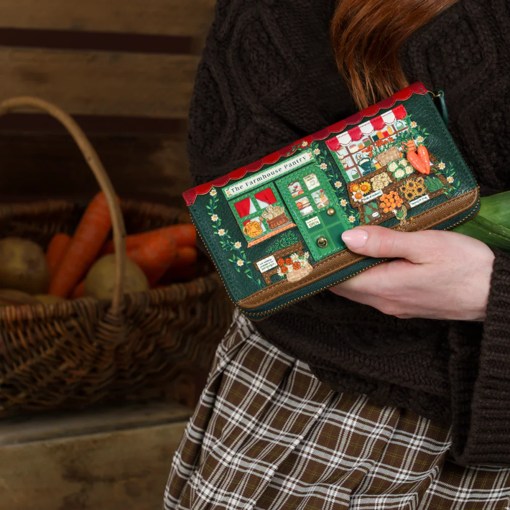 Vendula London Farmhouse Pantry Large Zip Around Wallet