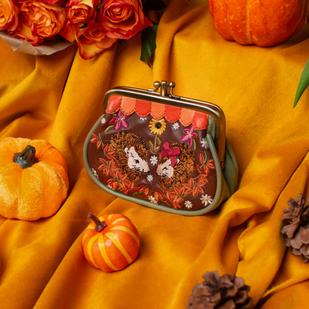 Vendula London Amber Garden Flower Shop Clipper Coin Purse