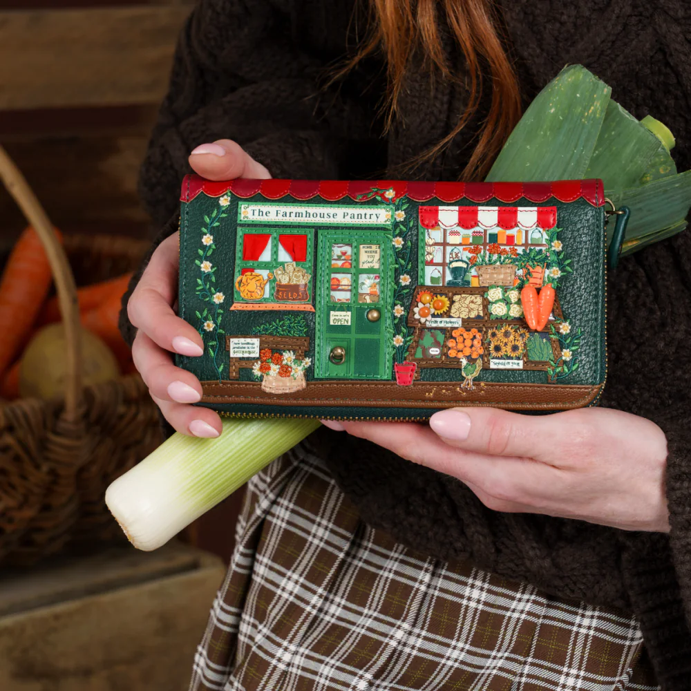 Vendula London Farmhouse Pantry Large Zip Around Wallet