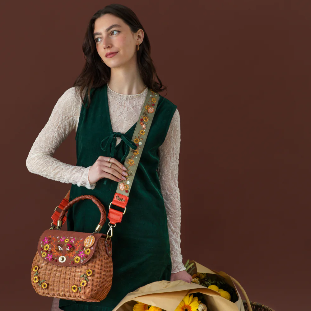 Vendula London Amber Flower Wide Strap