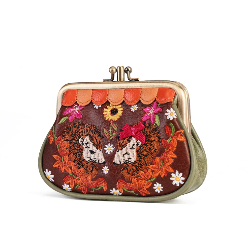 Vendula London Amber Garden Flower Shop Clipper Coin Purse