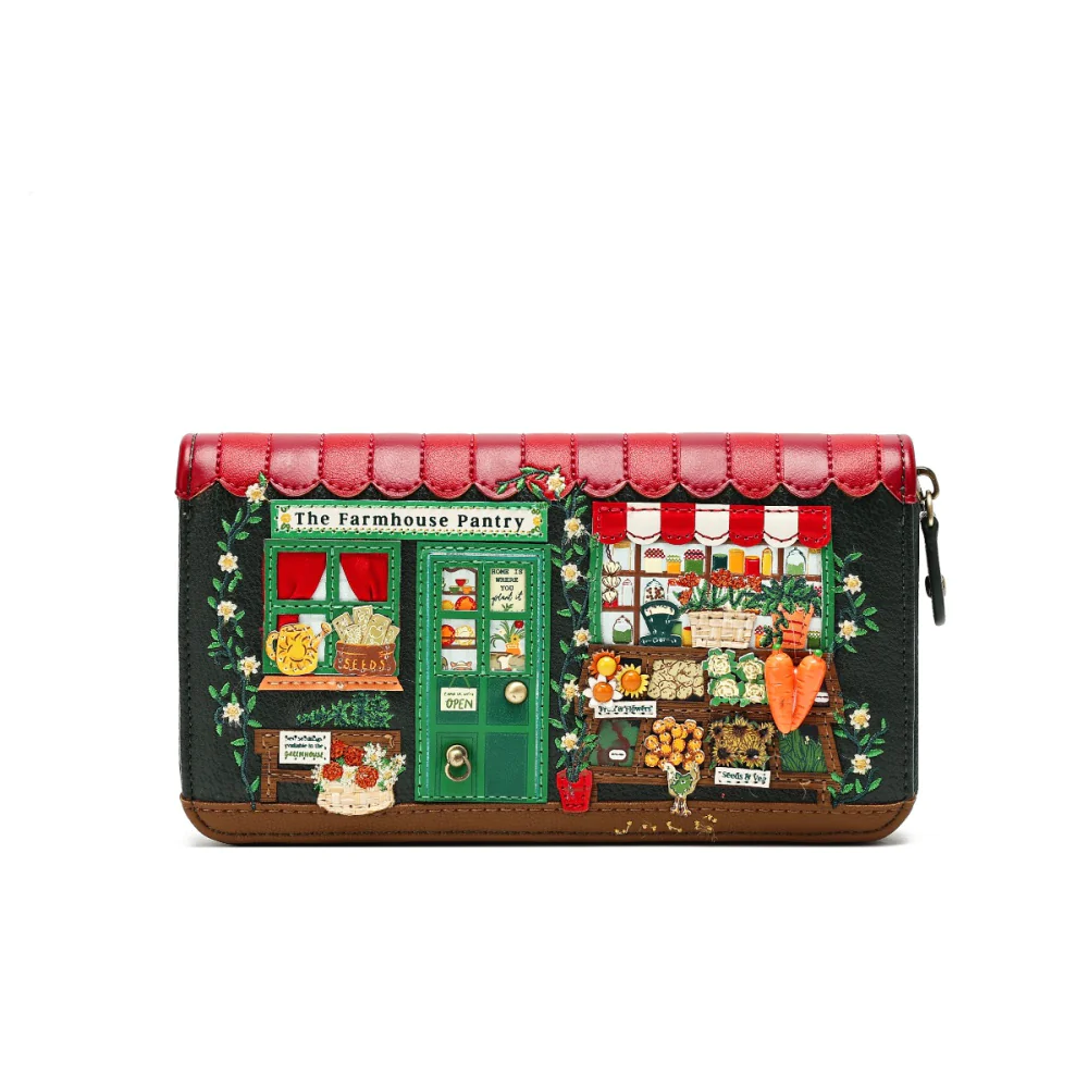 Vendula London Farmhouse Pantry Large Zip Around Wallet
