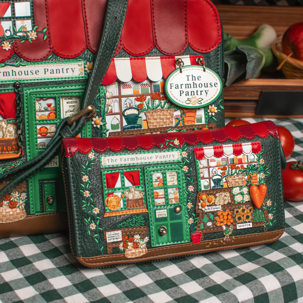 Vendula London Farmhouse Pantry Large Zip Around Wallet