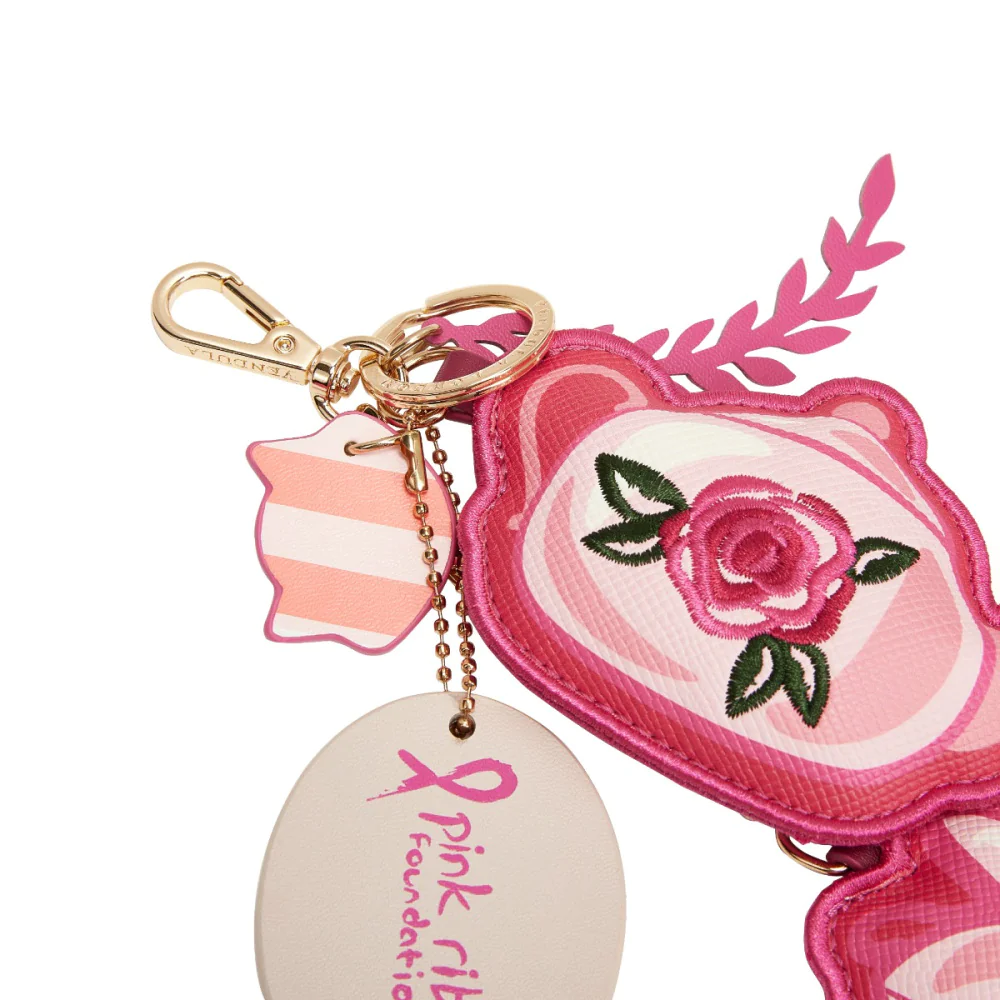 Vendula London Perfectly Pink Afternoon Tea Bus Keycharm Available Now