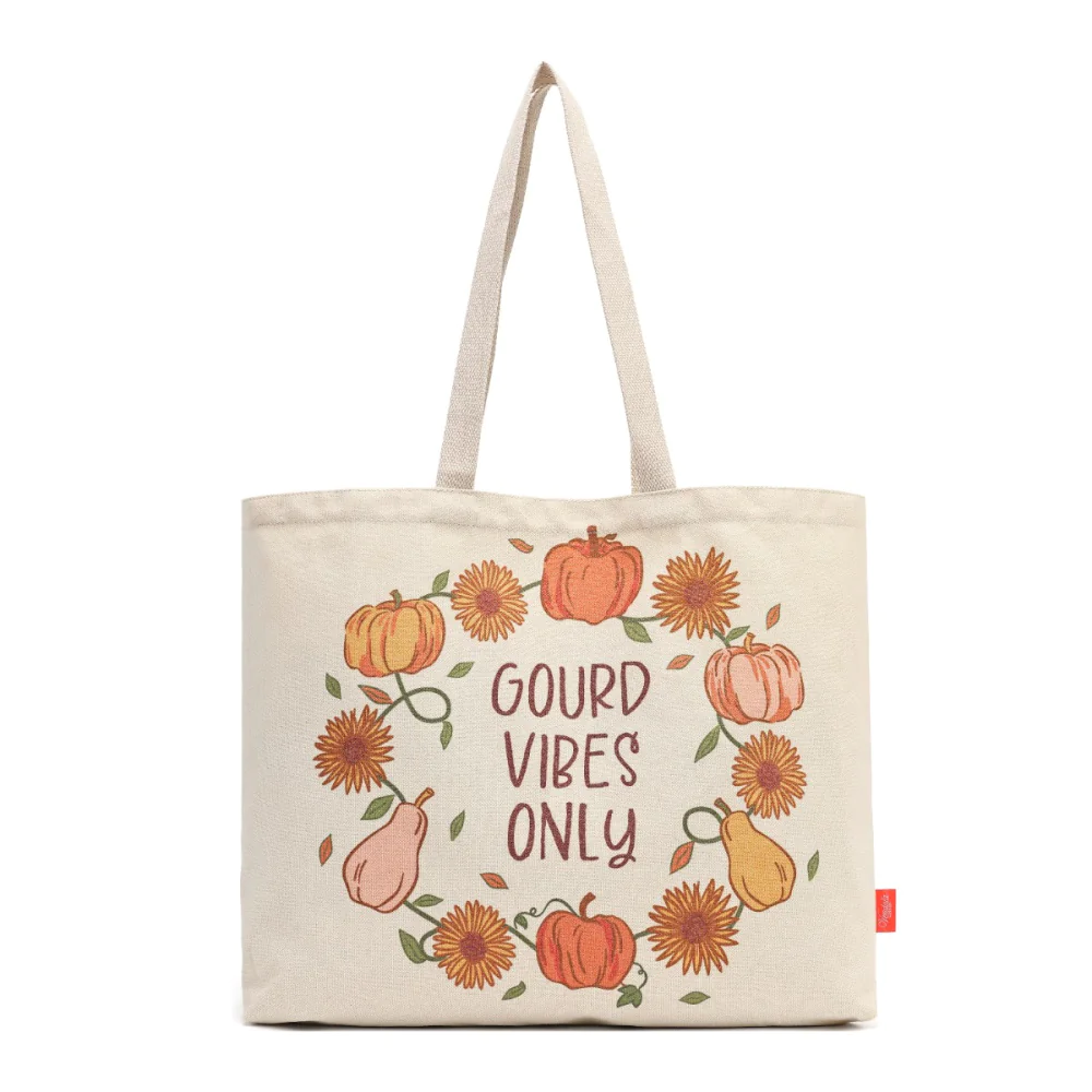 Vendula London Amber Flower Canvas Tote Bag