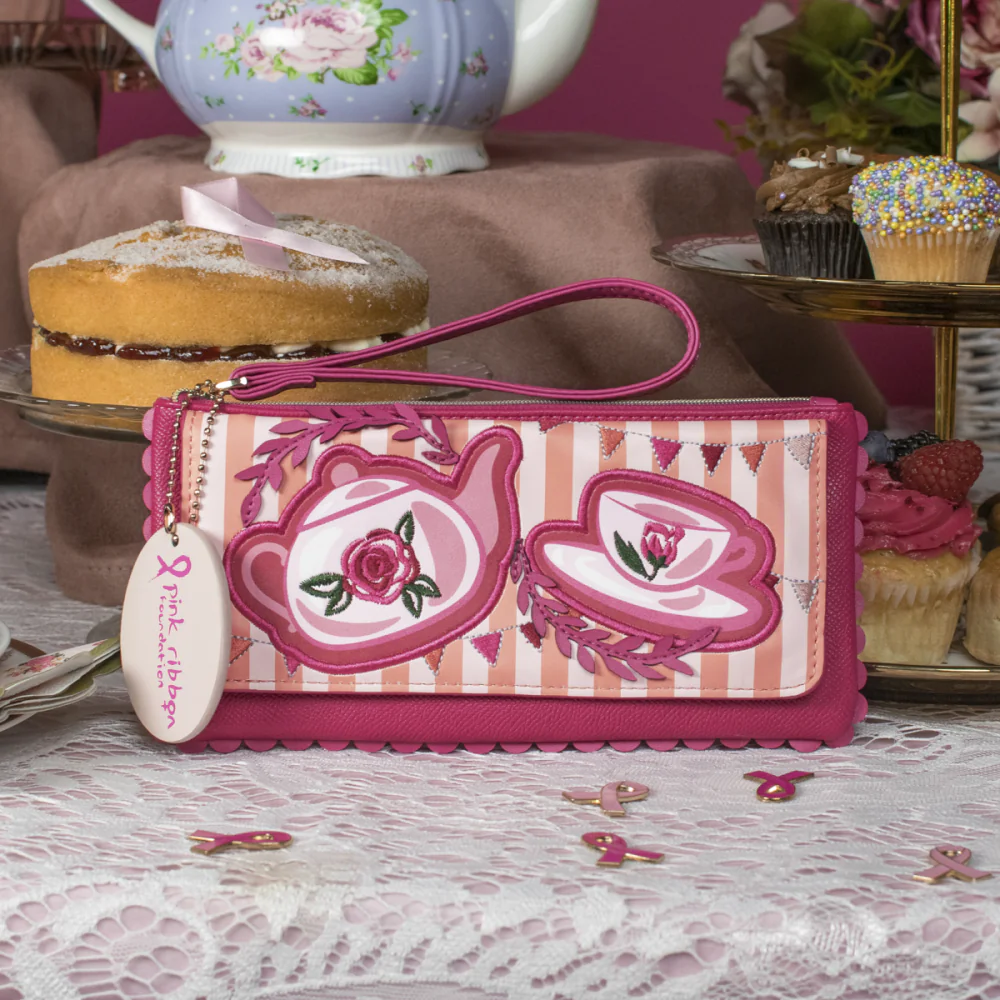 Vendula London Perfectly Pink Afternoon Tea Bus Bellamy Wallet Available Now