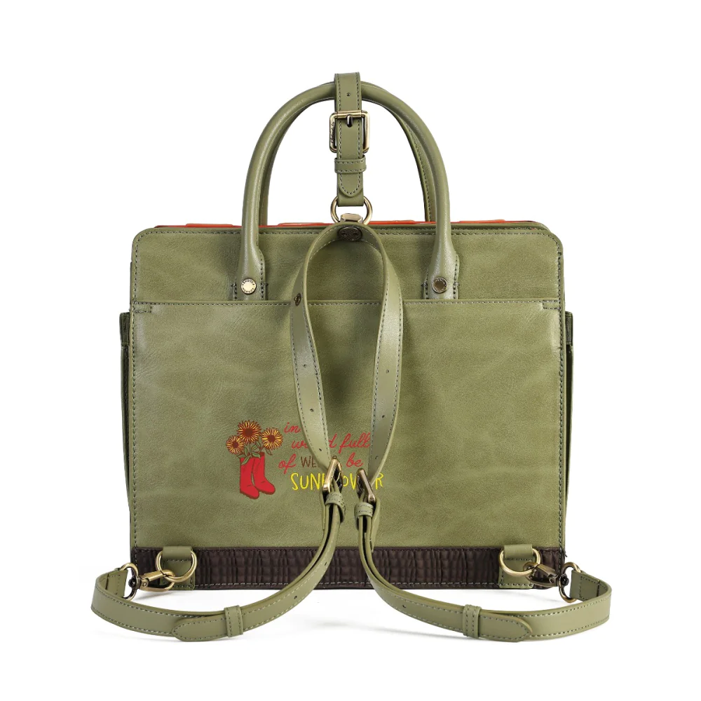 Vendula London Amber Flower Harriet Shoulder / Backpack Bag.