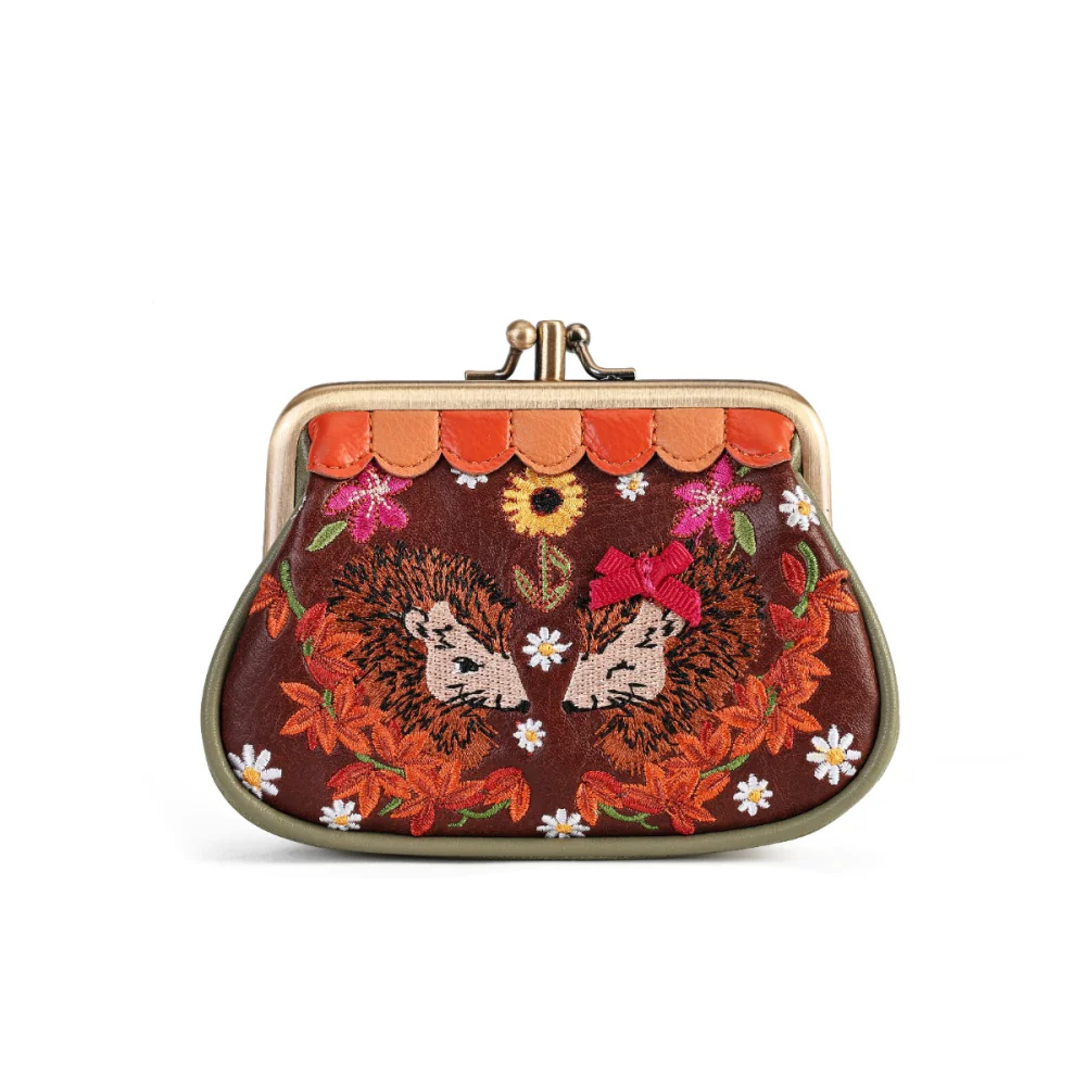 Vendula London Amber Garden Flower Shop Clipper Coin Purse