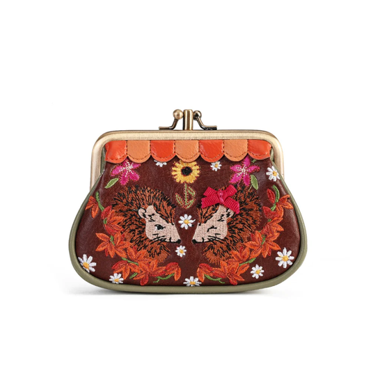 Vendula London Amber Garden Flower Shop Clipper Coin Purse