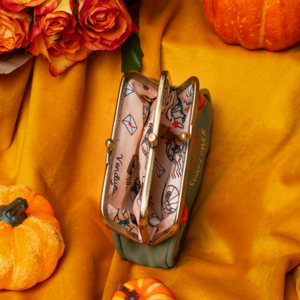 Vendula London Amber Garden Flower Shop Clipper Coin Purse