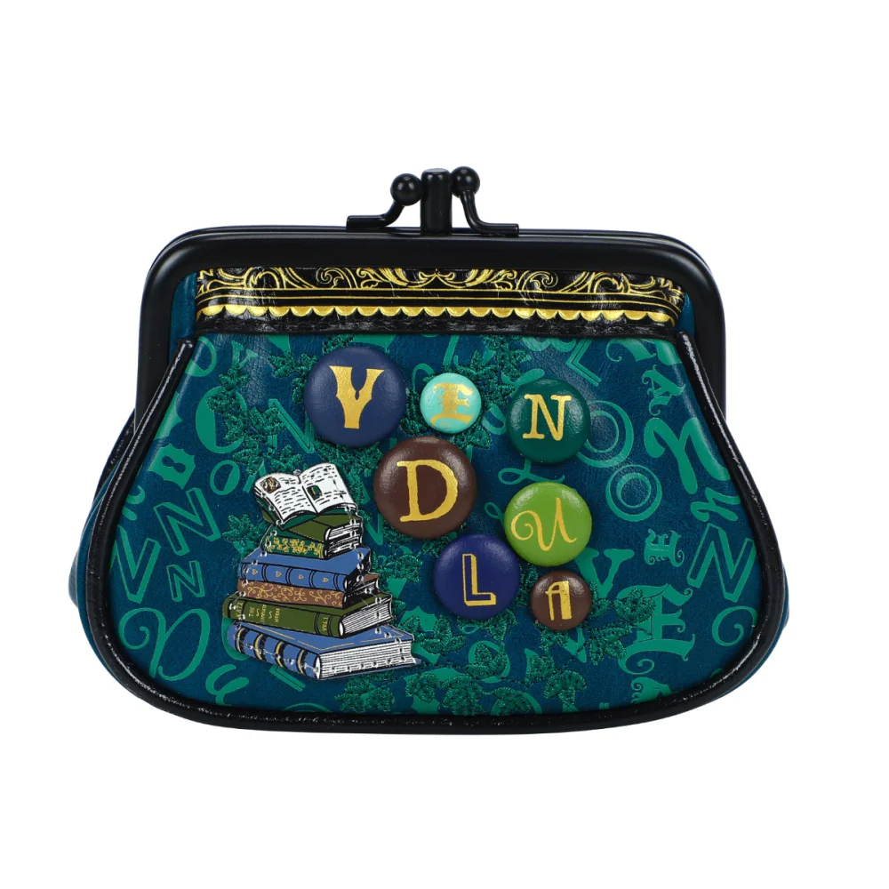 Vendula London Between The Covers Bookbinders Clipper Coin Purse Due- Available Now