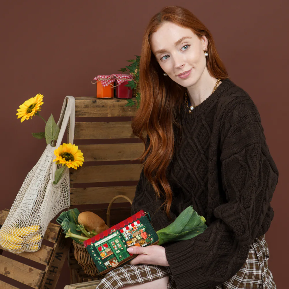 Vendula London Farmhouse Pantry Large Zip Around Wallet