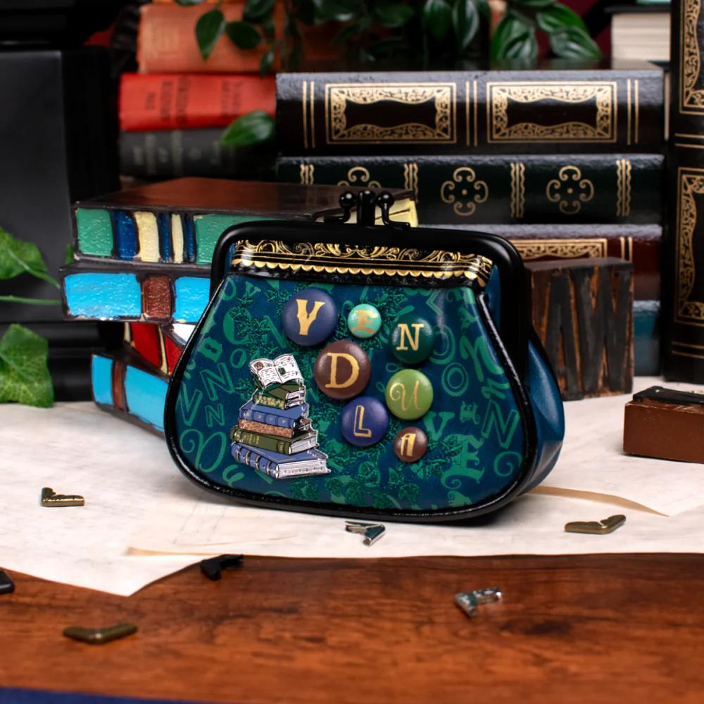 Vendula London Between The Covers Bookbinders Clipper Coin Purse Due- Available Now