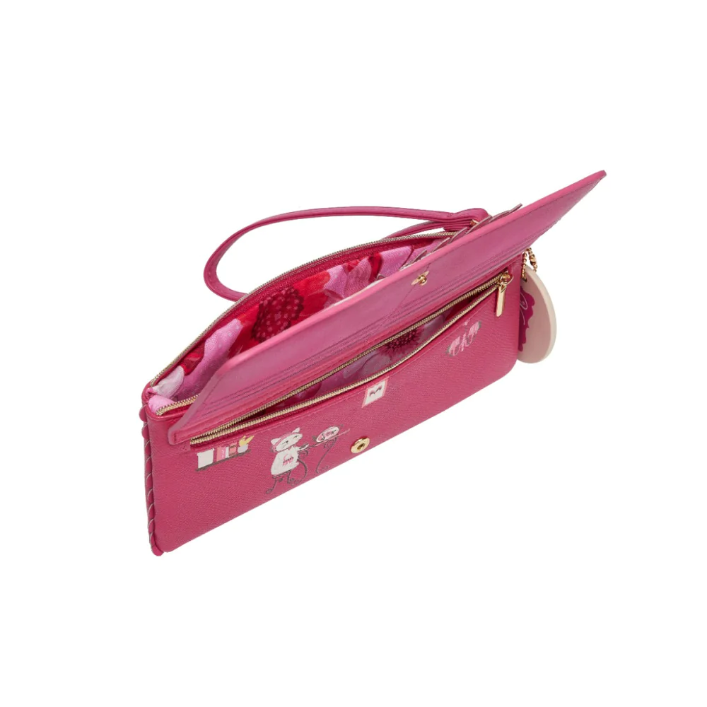 Vendula London Perfectly Pink Afternoon Tea Bus Bellamy Wallet Available Now