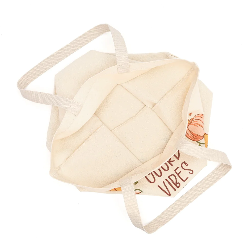 Vendula London Amber Flower Canvas Tote Bag