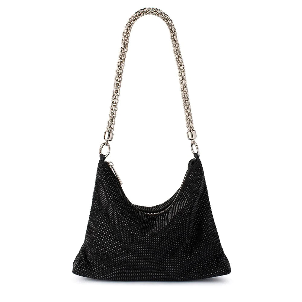 Olga berg - JORJA HOTFIX CONVERTIBLE BAG - Black