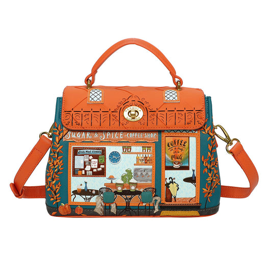 Vendula London - Sugar and Spice Coffee Shop Mini Grace Bag (PRE ORDER)