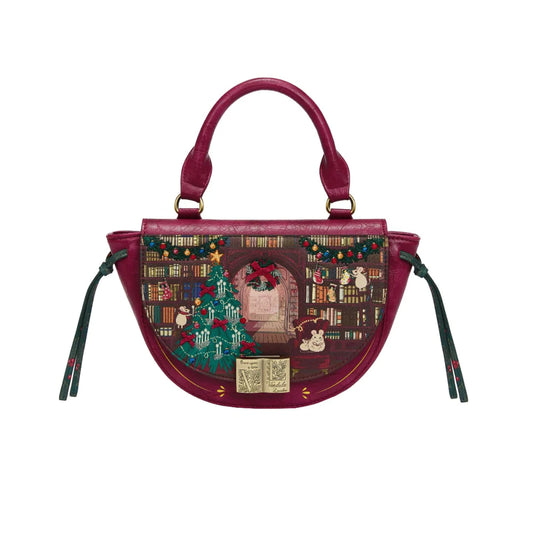 Vendula London Christmas Library Winged Top Handle Bag Available Now