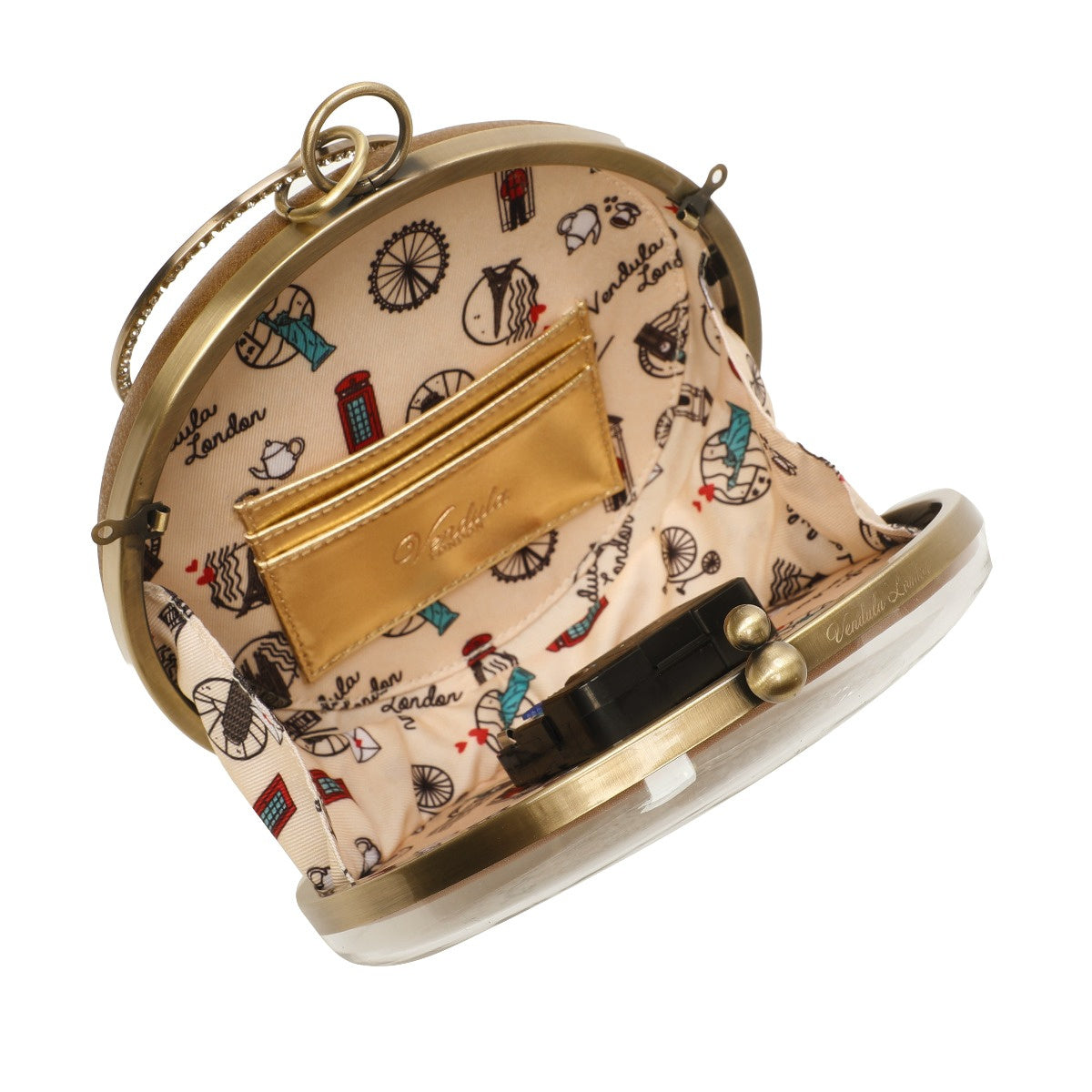 Vendula London - Tick Tock Clock Shop Pocket Watch Bag (PRE-ORDER)