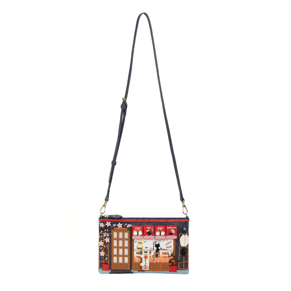 Vendula London Sushi Blue Edition Kate Pouch Bag Available Now