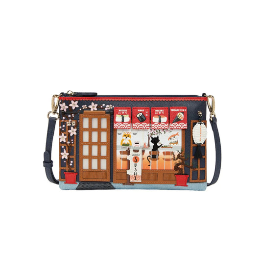 Vendula London Sushi Blue Edition Kate Pouch Bag Available Now