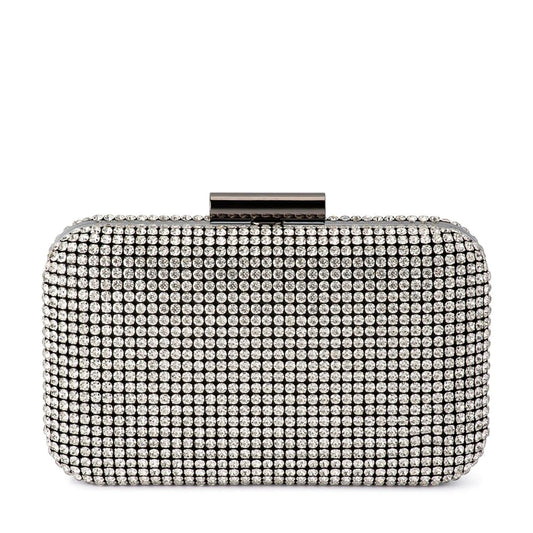 Olga Berg - MIAMI CRYSTAL CLUTCH - Black