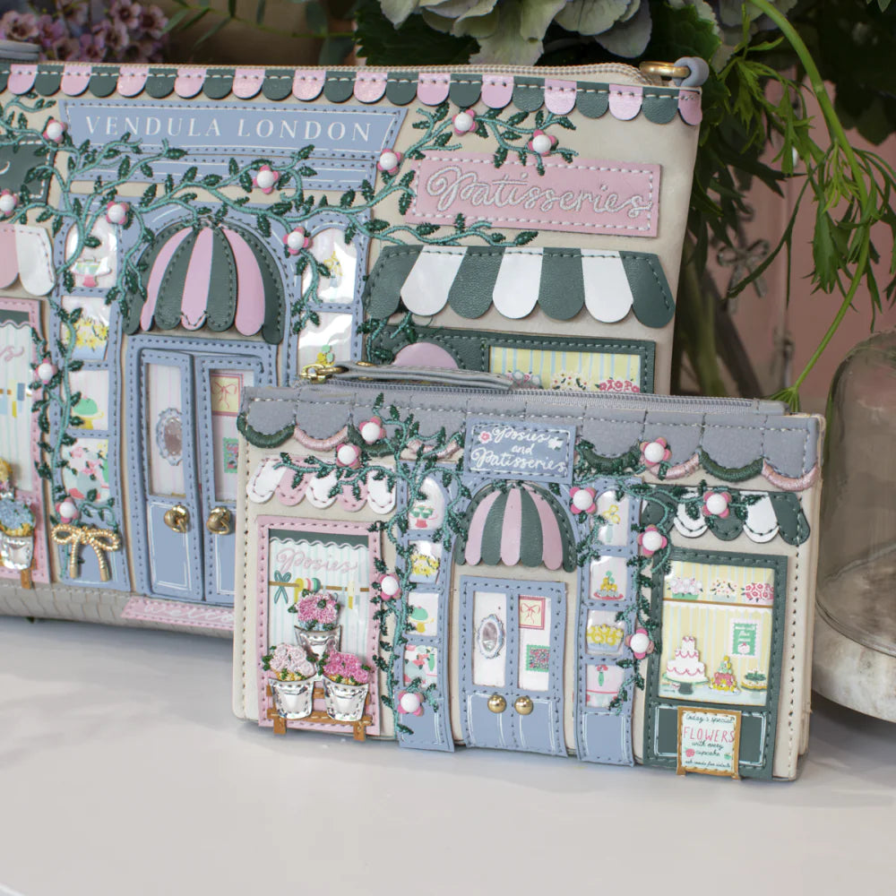 Vendula London Posises & Patisseries Compact Folding wallet Available Now