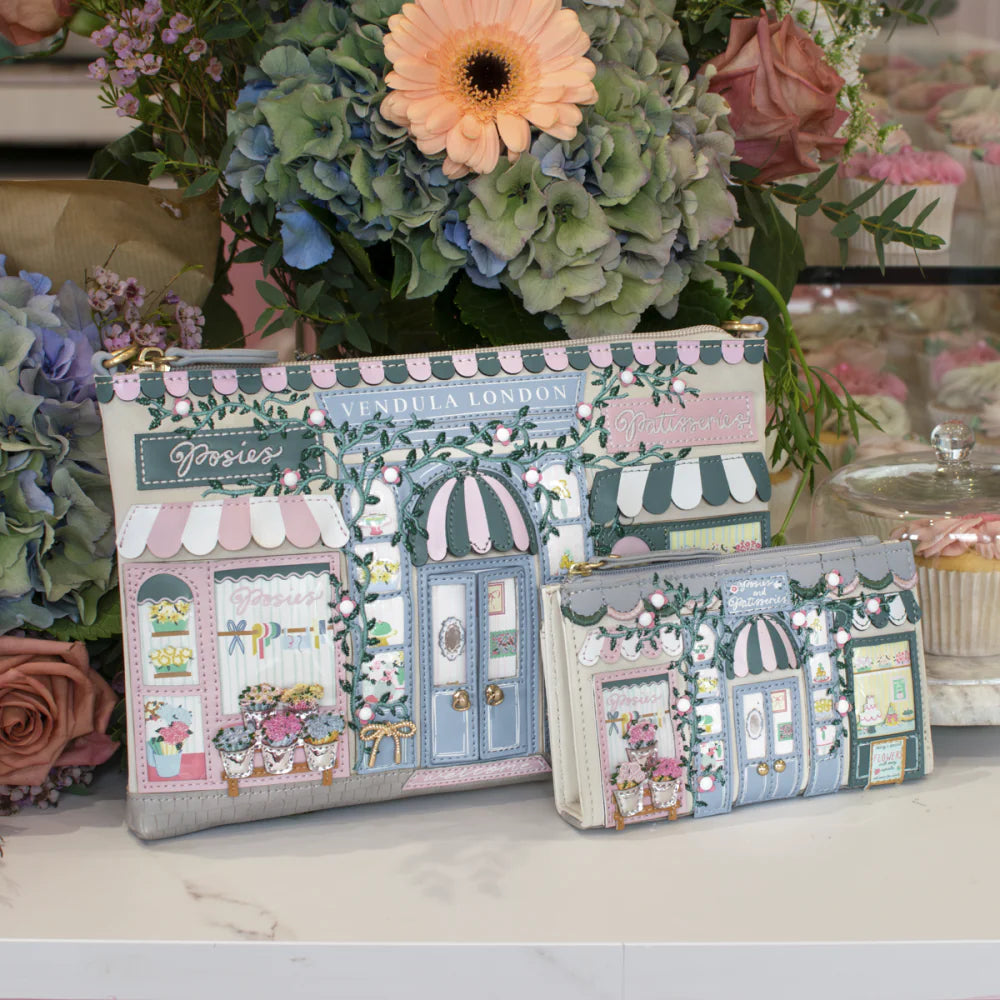Vendula London Posises & Patisseries Compact Folding wallet Available Now