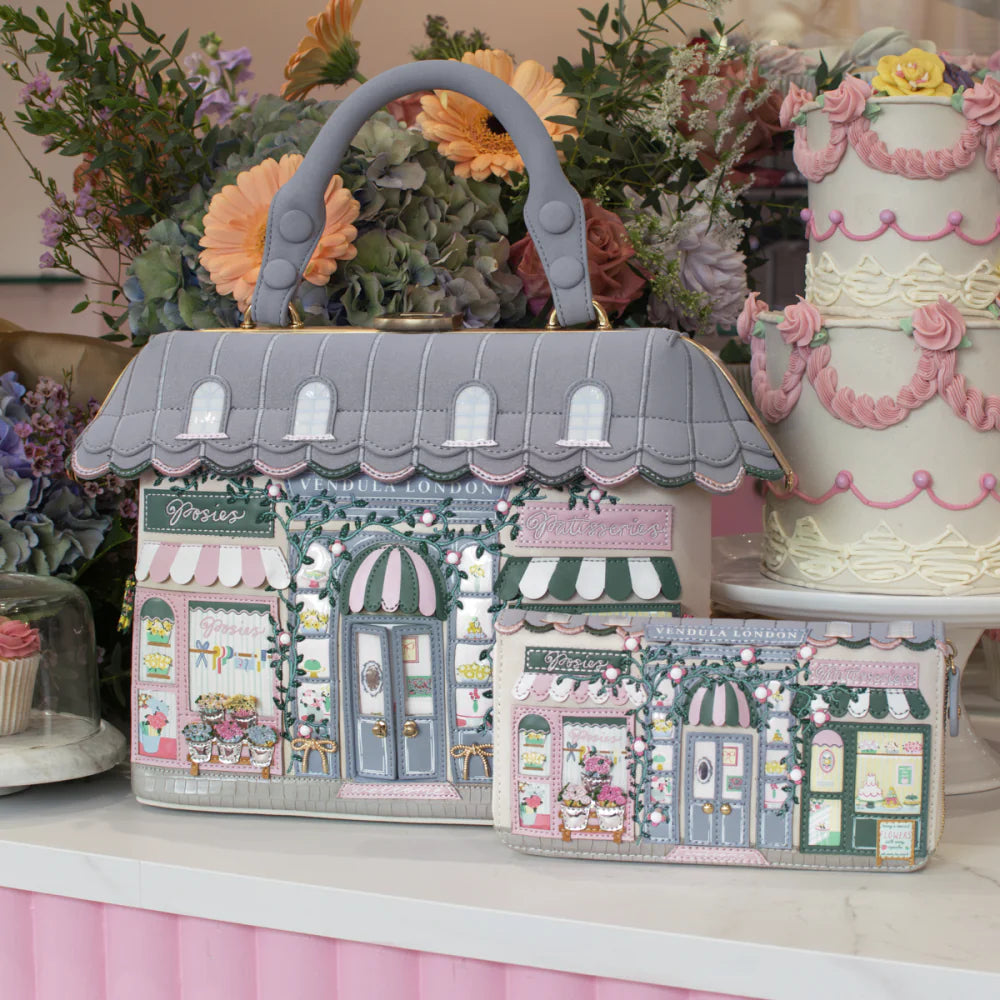 Vendula London Posies & Patisseries Large Zip Wallet Available Now
