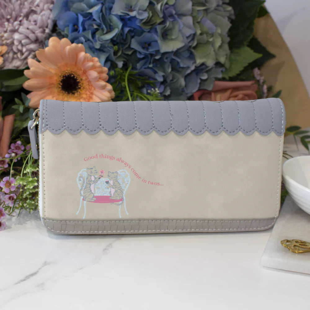 Vendula London Posies & Patisseries Large Zip Wallet Available Now