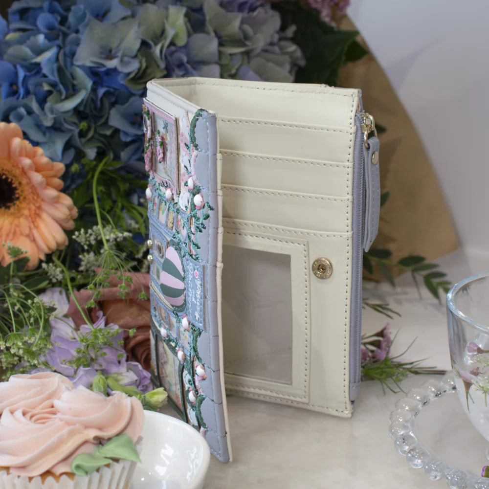 Vendula London Posises & Patisseries Compact Folding wallet Available Now