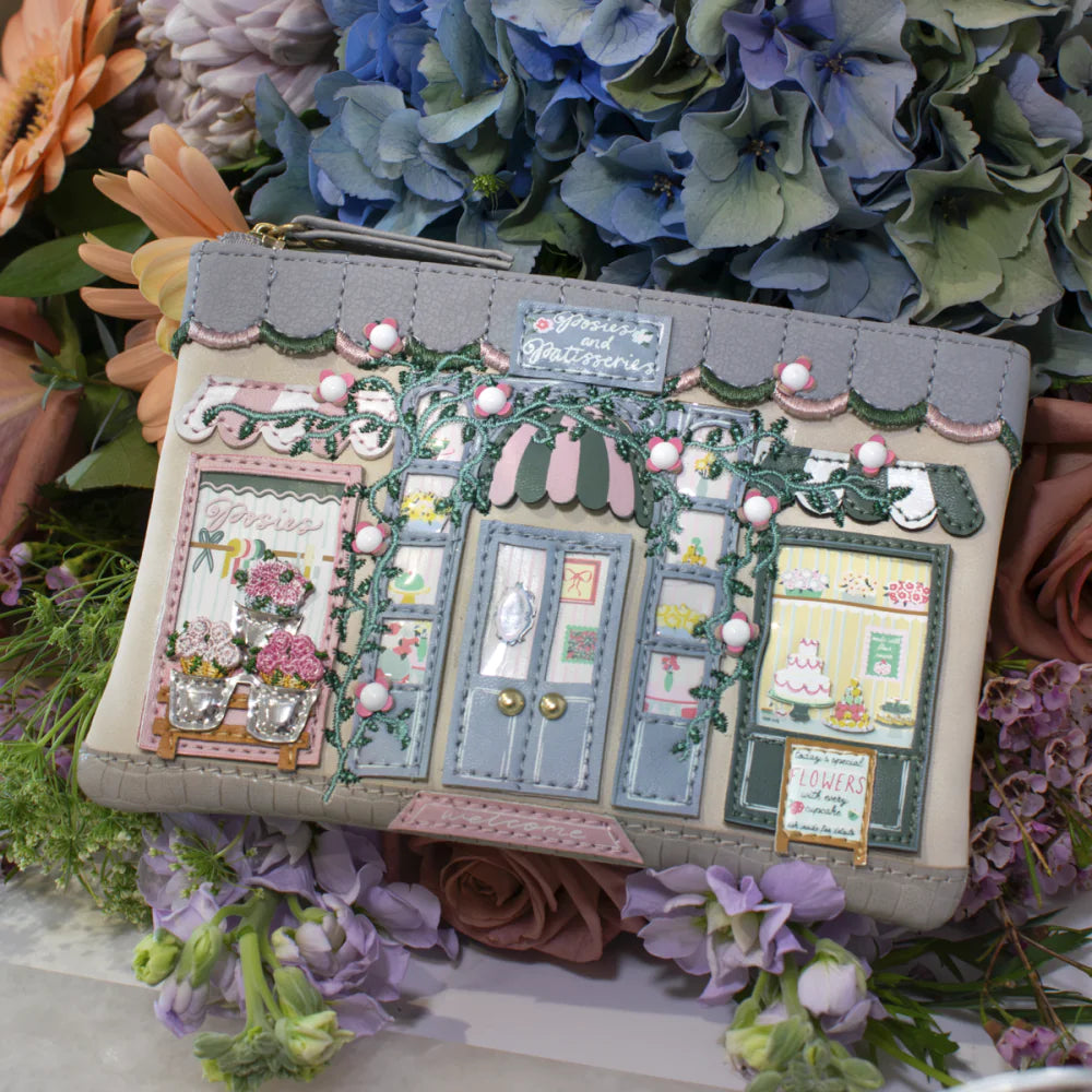 Vendula London Posies & Patisseries Zipper Coin Purse Available N ow