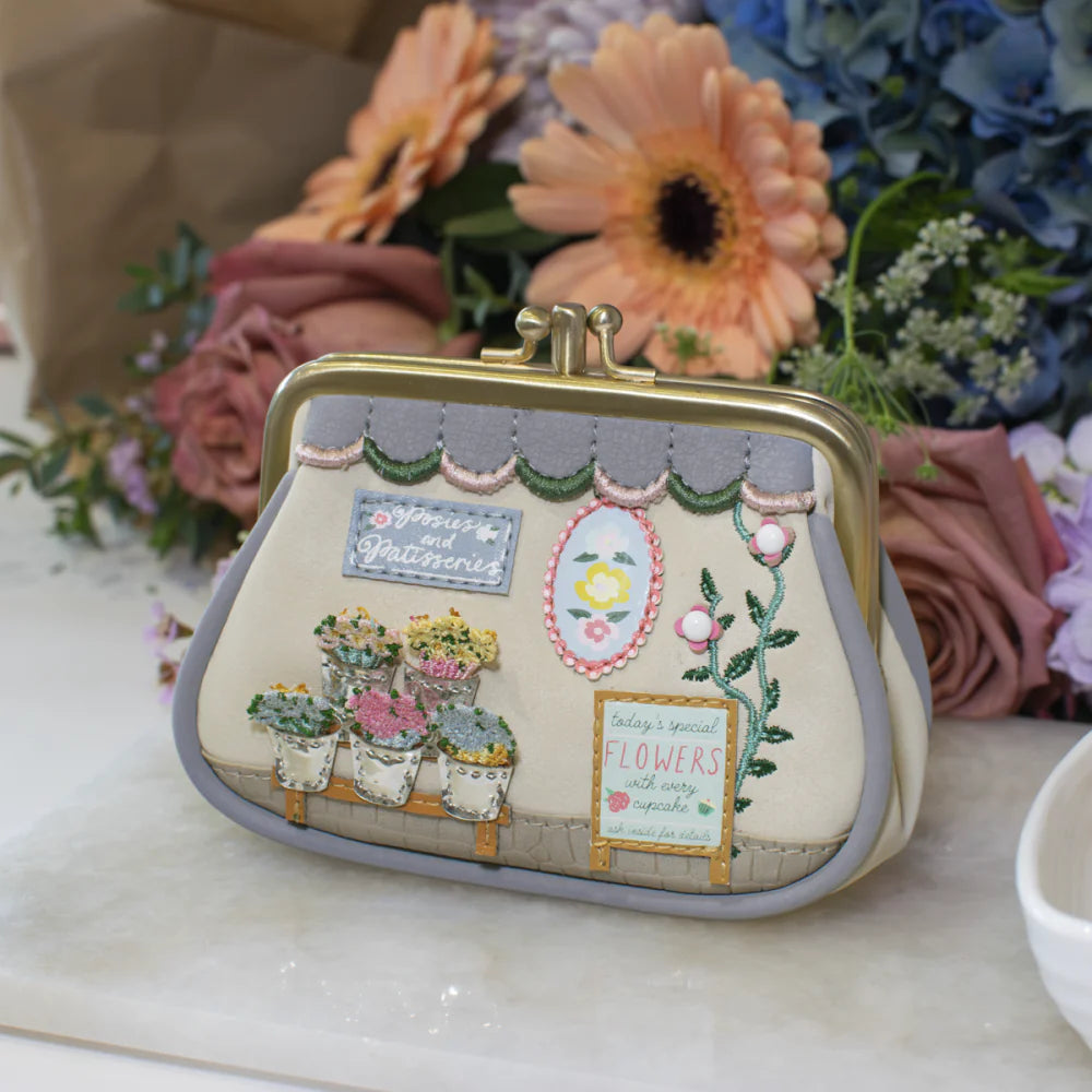 Vendula London Posies & Patisseries Clipper Coin Purse Available Now