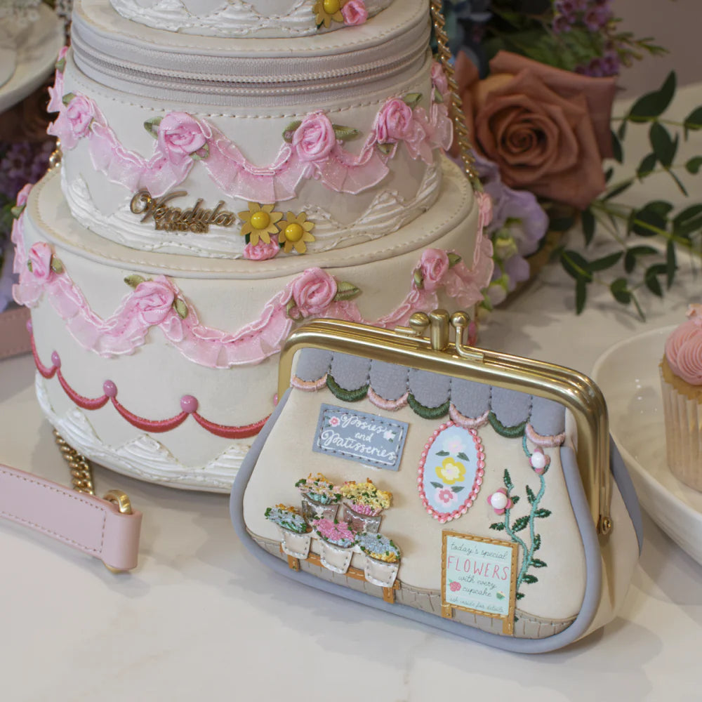 Vendula London Posies & Patisseries Clipper Coin Purse Available Now