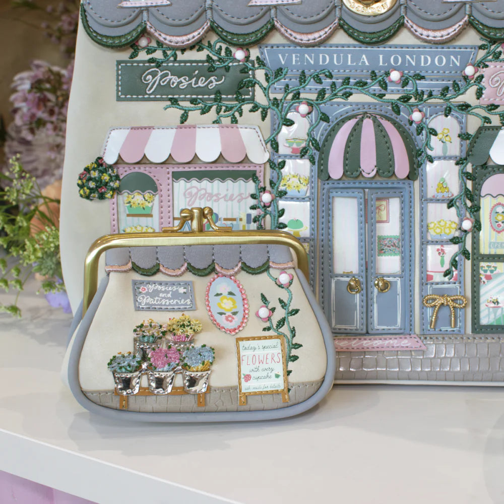 Vendula London Posies & Patisseries Clipper Coin Purse Available Now