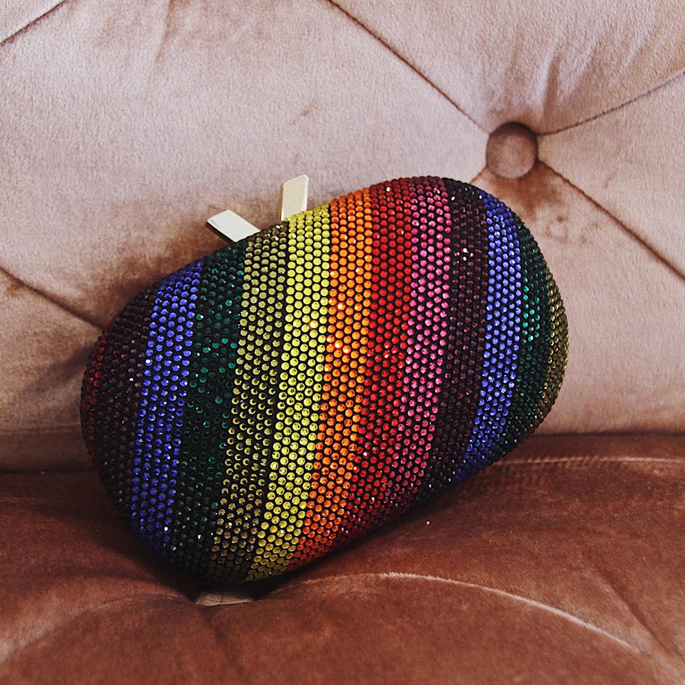 Olga Berg - POT OF GOLD RAINBOW BAG - Rainbow