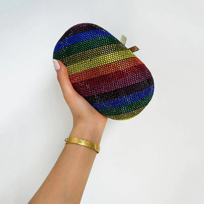 Olga Berg - POT OF GOLD RAINBOW BAG - Rainbow