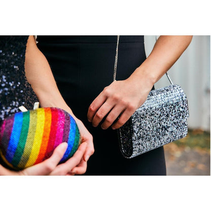 Olga Berg - POT OF GOLD RAINBOW BAG - Rainbow