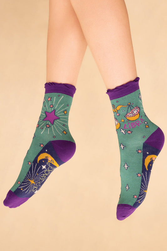 Powder - Libra Zodiac Ankle Socks