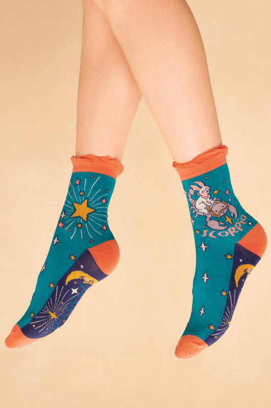 Powder - Scorpio Zodiac Ankle Socks