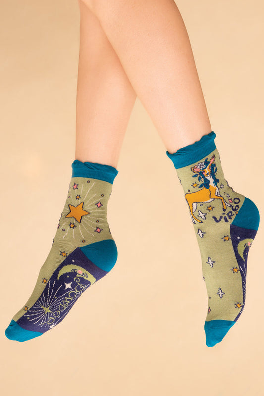 Powder - Virgo Zodiac Ankle Socks