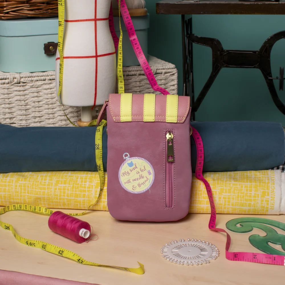 Vendula London Sewing Shop Raspberry Edition  Phone Pouch Bag Available Now!