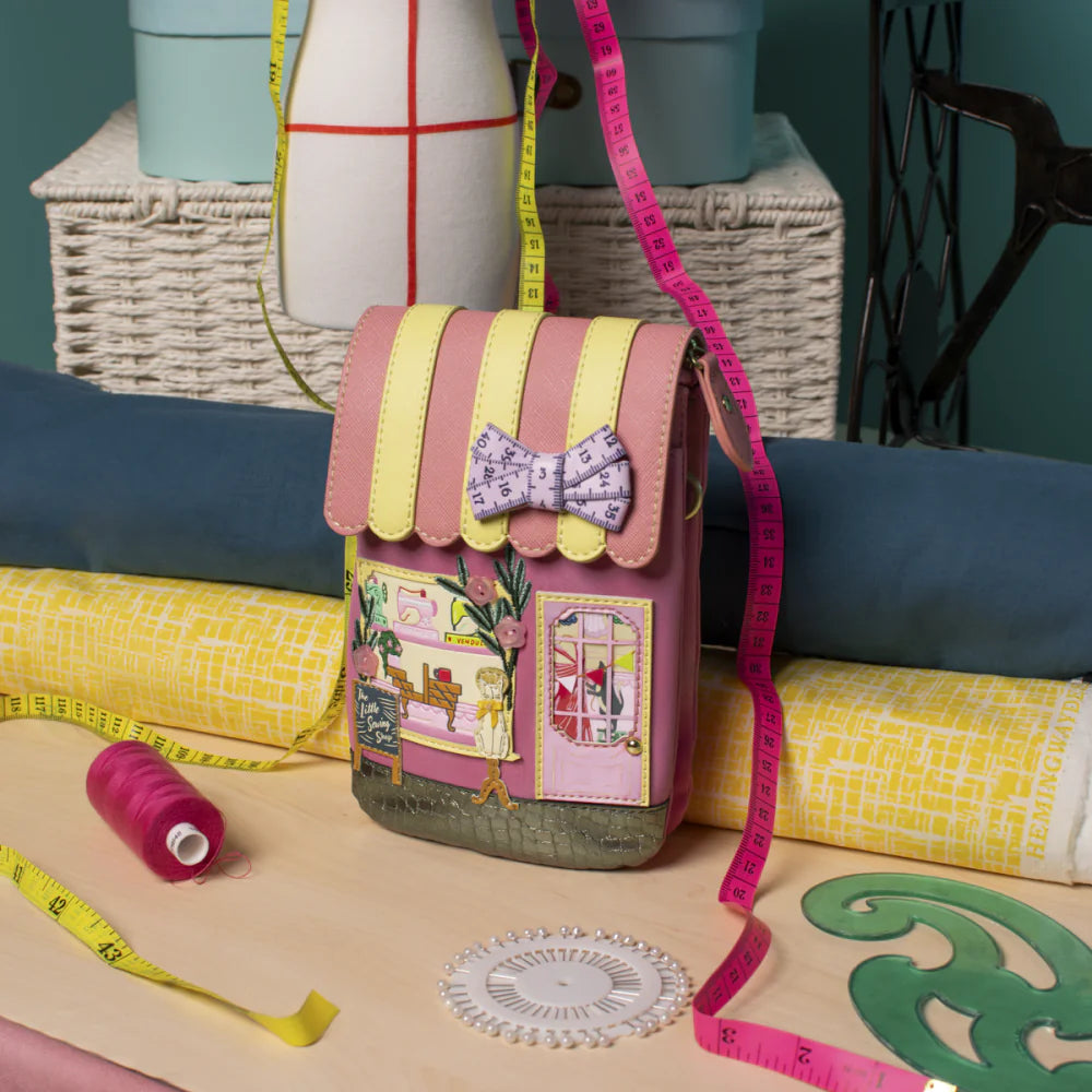 Vendula London Sewing Shop Raspberry Edition  Phone Pouch Bag Available Now!