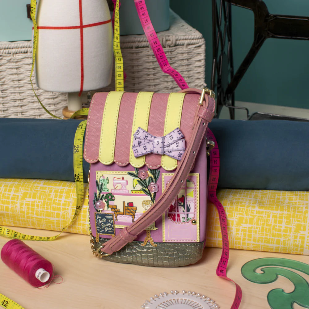 Vendula London Sewing Shop Raspberry Edition  Phone Pouch Bag Available Now!
